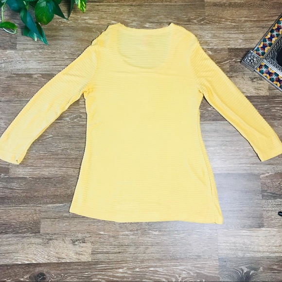 V Cristina mustard yellow top - Picture 6 of 6